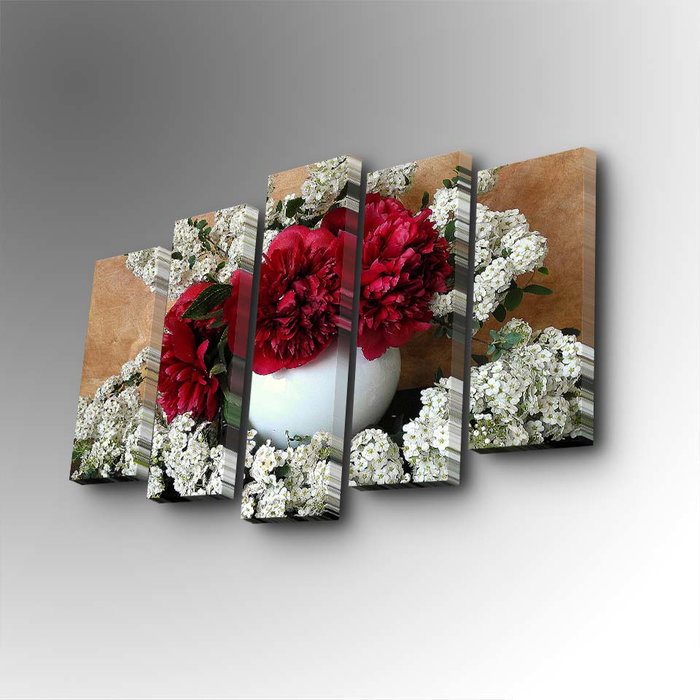 Wallity Cuadro Decorativo en Lienzo 5 Piezas 5PUC-151 Multicolor Wallity Cuadro Decorativo en Lienzo 5 Piezas 5PUC-151 Multicolor
